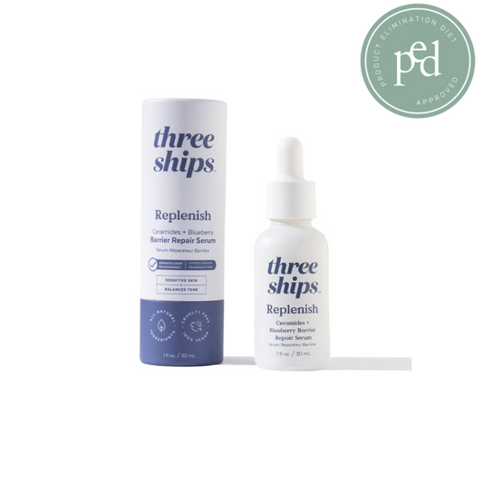 Three Ships Replenish Ceramides Blueberry Barrier Repair Serum, 30 ML
