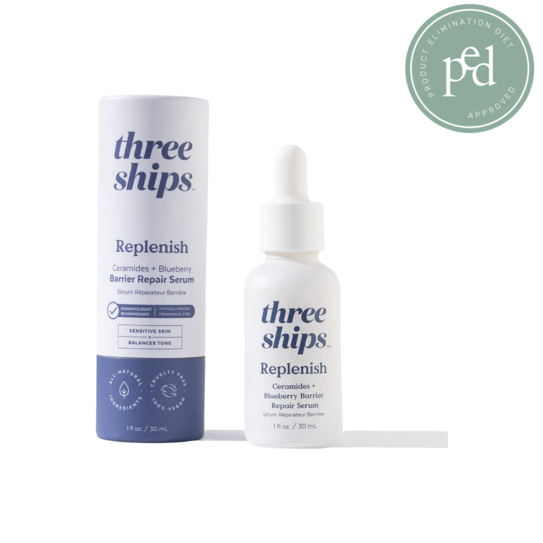 Three Ships Replenish Ceramides and Blueberry Barrier Repair Serum - 30ml