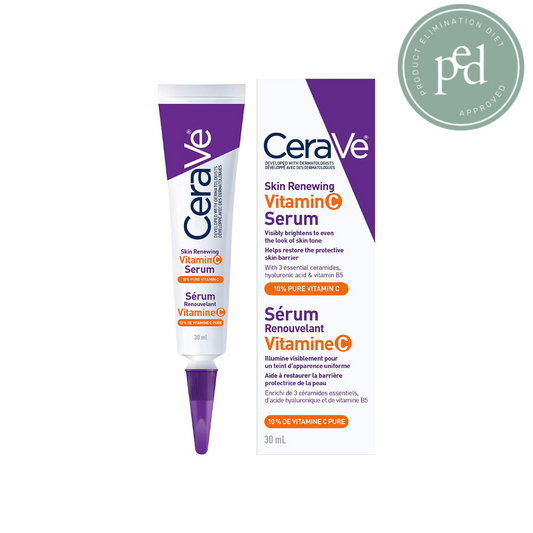 CeraVe 10% Pure VITAMIN C Serum for Face With Hyaluronic Acid | Skin Brightening Face Serum for dark spots with ceramides & Vitamin B5. Fragrance Free, Developed with dermatologists, 30mL