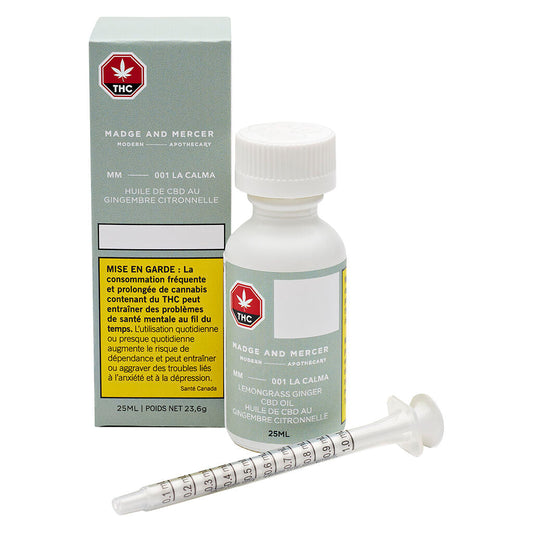 MM 001 LA CALMA LEMONGRASS GINGER CBD OIL