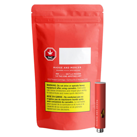 MM 007 LA PASIÓN 2:1 CBD THC APOTHECART 510 Cartridge