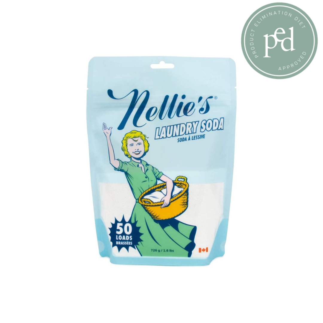 Nellie's Laundry Detergent Soda, 1.6lbs, 50 Load Bag