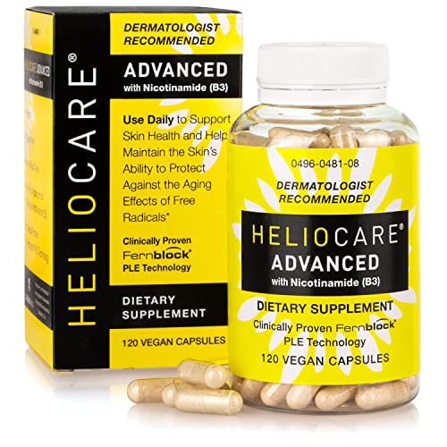 Heliocare Advanced Nicotinamide B3 Supplement - 120 Vegan Capsules