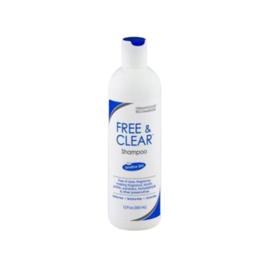 Free & Clear Shampoo, 12 oz (Pack of 3)