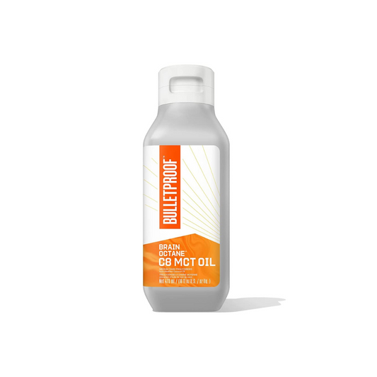 Brain Octane Premium C8 MCT Oil from Non-GMO Coconuts, 14g MCTs, 16 Fl Oz