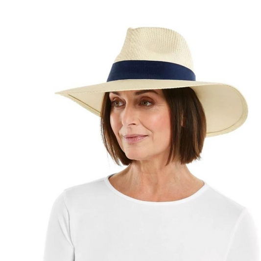 Women's Amber Asymmetrical Fedora UPF 50+