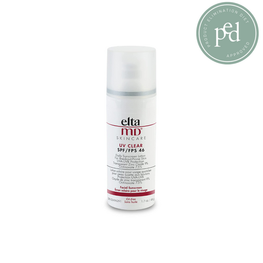 EltaMD UV Clear Facial Sunscreen, Broad-Spectrum SPF 46 for Sensitive or Acne-Prone Skin, Oil-free, Dermatologist-Recommended Mineral-Based Zinc Oxide Formula, 1.7 oz