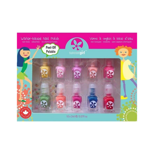 Suncoat Girl 10 Mini Nail Polish Kit, Party Palette