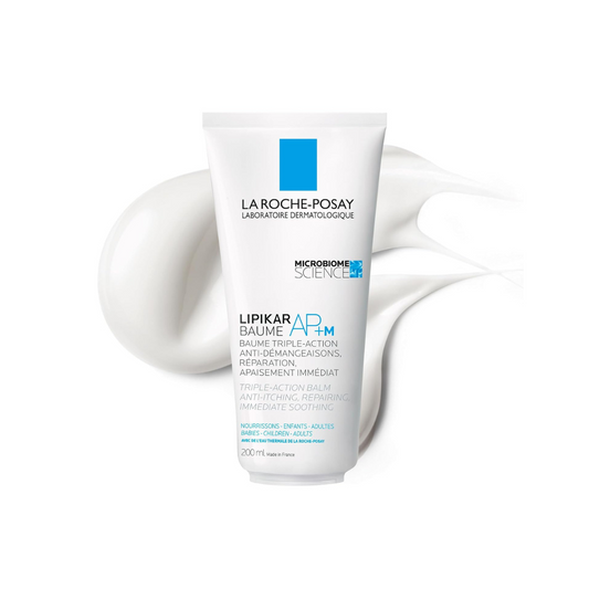 La Roche-Posay Lipikar Baume AP+M Soothing Body Cream Lotion for Very Dry & Eczema-Prone Skin, Shea Butter & Niacinamide, Dermatologist Tested & Suitable for Sensitive Skin & Newborns, Eco-Conscious Packaging, 200m
