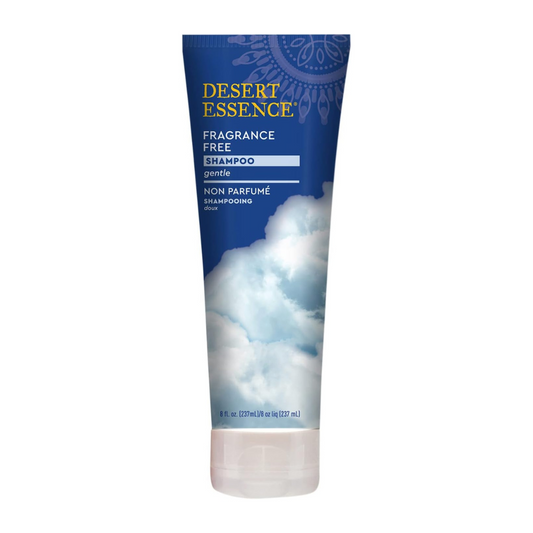 Pack of 3 x Desert Essence Pure Shampoo Fragrance Free - 8 fl oz