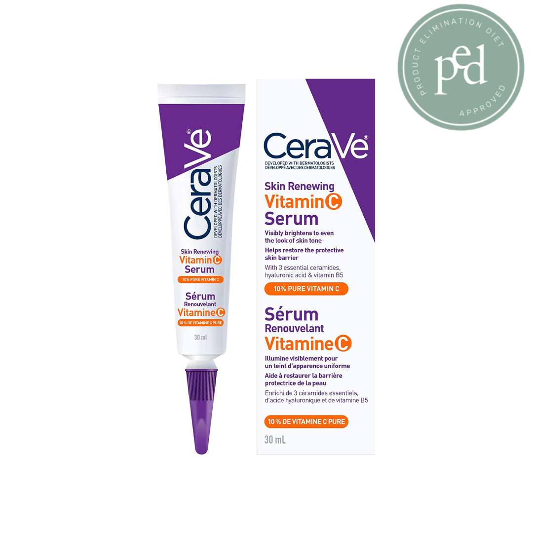 CeraVe 10% Pure VITAMIN C Serum for Face With Hyaluronic Acid | Skin B ...