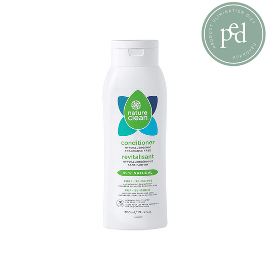 Nature Clean Pure Sensitive Conditioner, Fragrance-Free, Sensitive Skin, Dermatologist Tested, 300 ml, 10 Oz