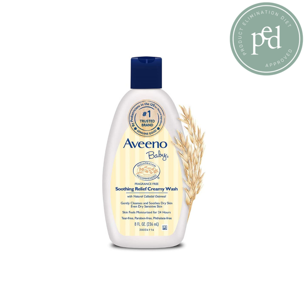 Aveeno Baby Soothing Relief 24 Hour Moisture Creamy Wash, 8 fl. oz.