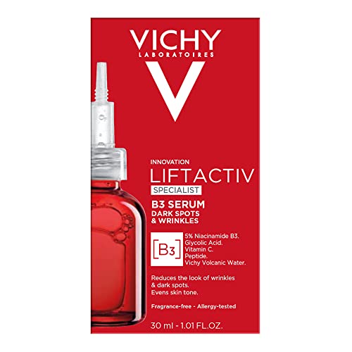 Vichy Fragrance Free Niacinamide Serum for Face, 30mL