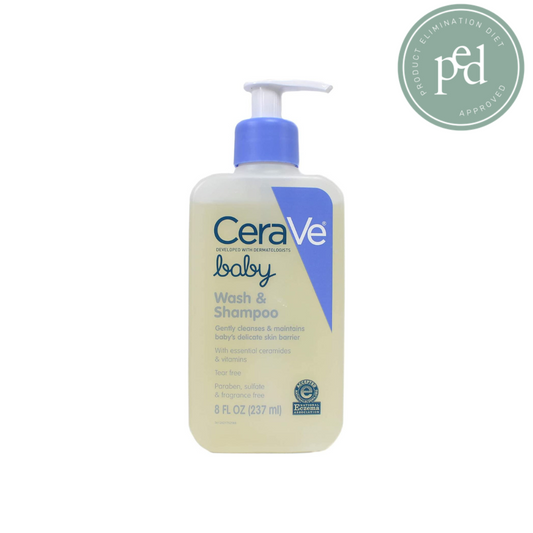 CeraVe Baby Wash & Shampoo - 8 oz, Pack of 4