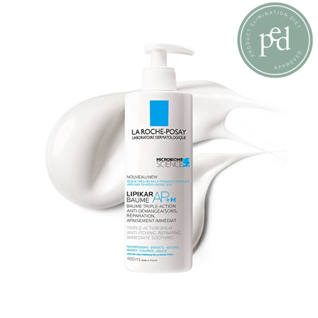 La Roche-Posay Lipikar Balm AP+M body lotion for dry skin, ECZEMA-prone cream with Shea Butter & Niacinamide. Anti-Itch, itchy skin relief for face, body & hands. Babies, children & adults, 400ml.
