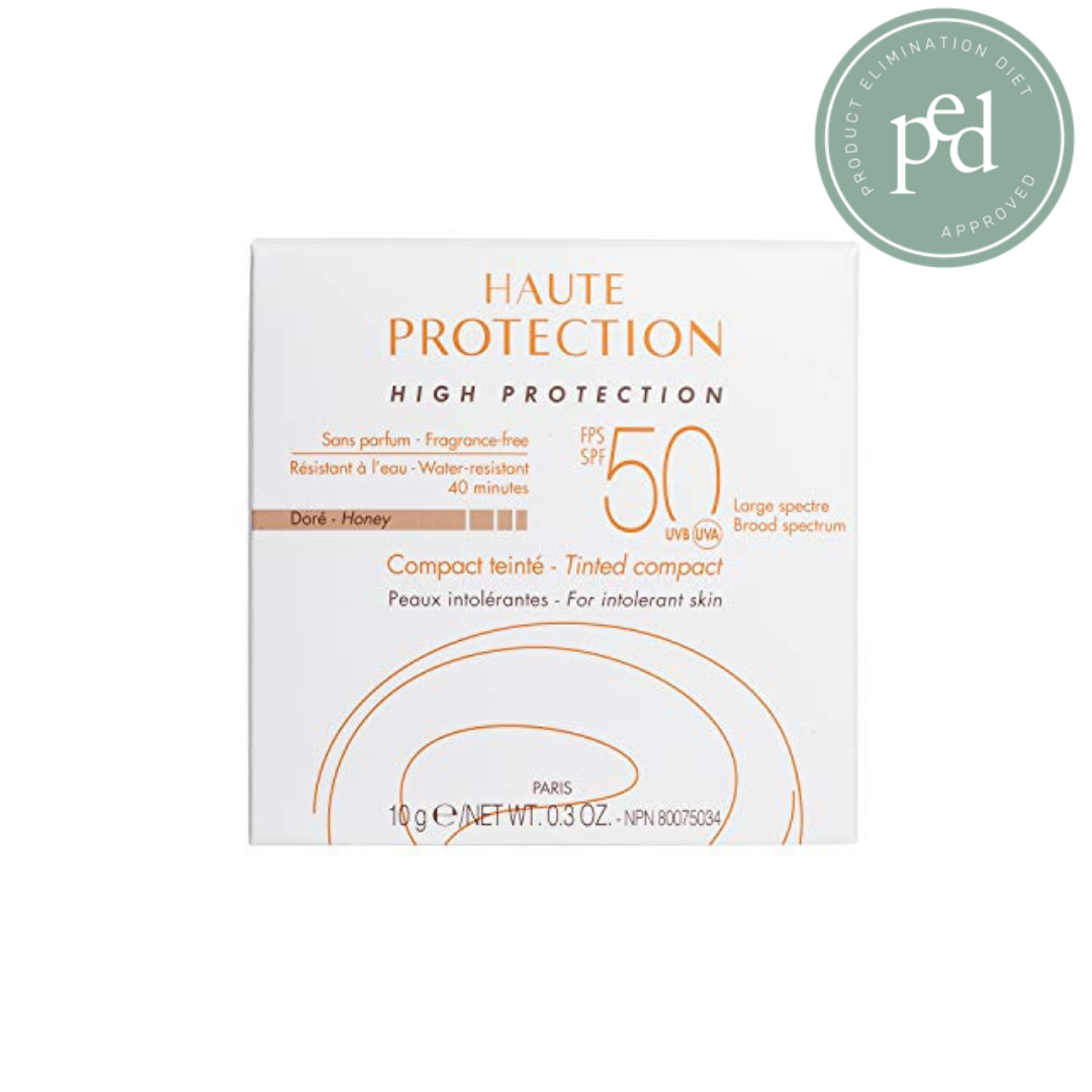 Eau Thermale Avène High Protection Tinted Compact SPF 50 Sunscreen, Honey, 0.35 oz